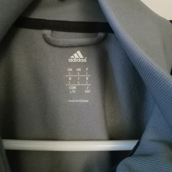 Grey/black Adidas Track jacket..size large. - Picture 3 of 5